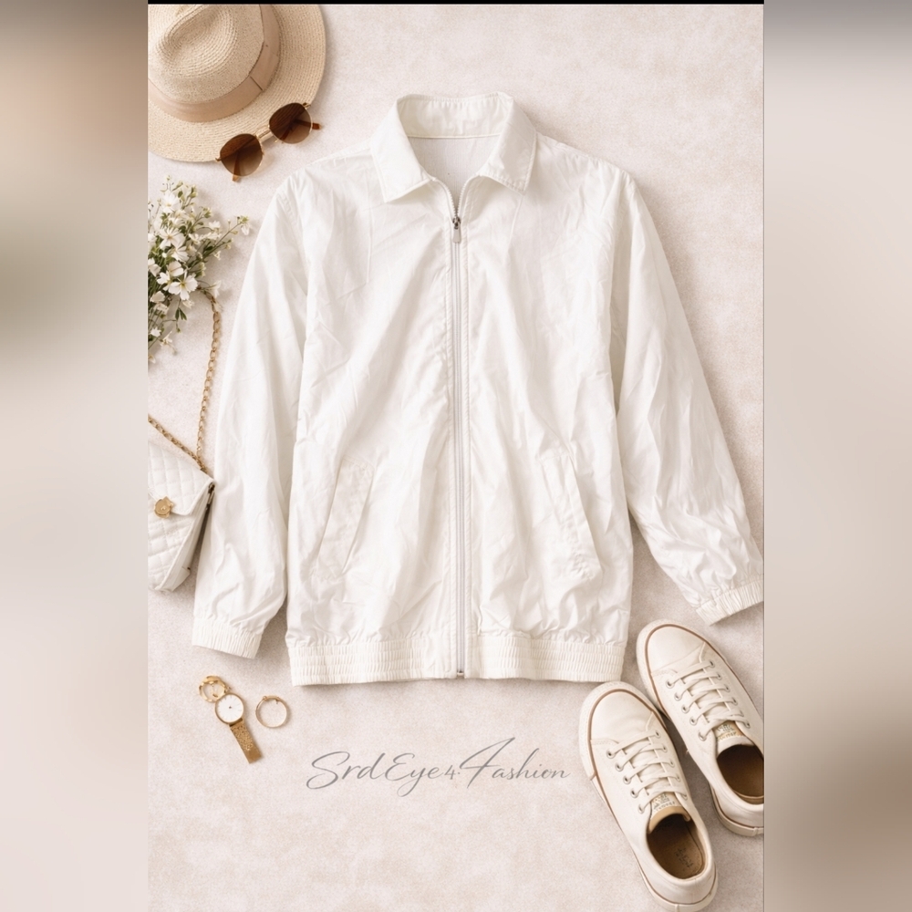 Koret Lightweight Zip Jacket Collared Windbreaker… - image 1